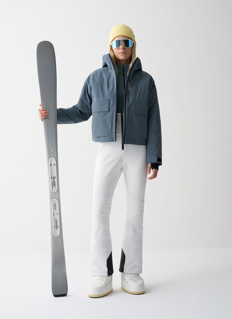 Jacket with insulating down jacket