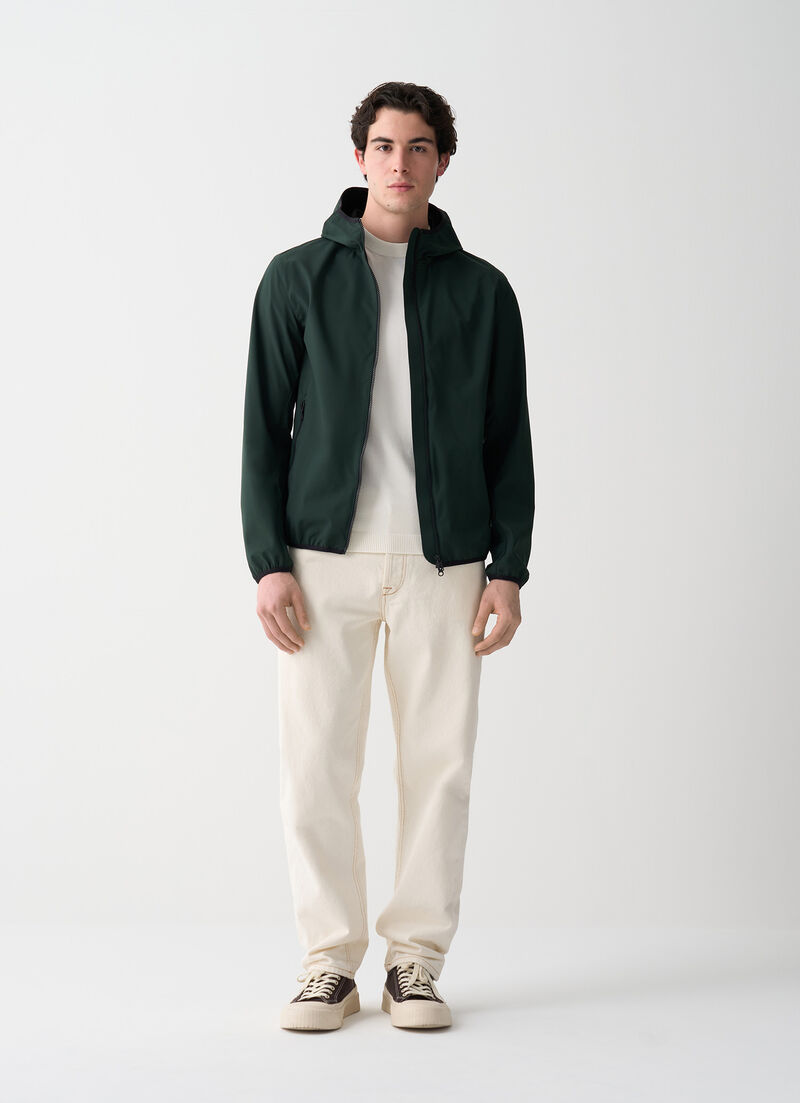 Softshell hooded jacket