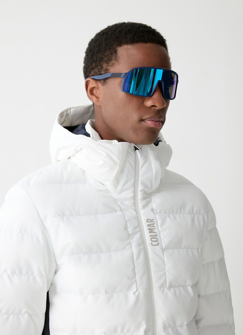 Quilted ripstop ski jacket
