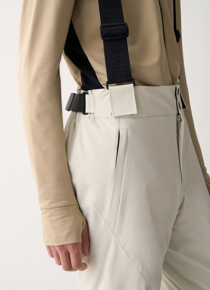 Padded ski salopettes with Recco® reflector