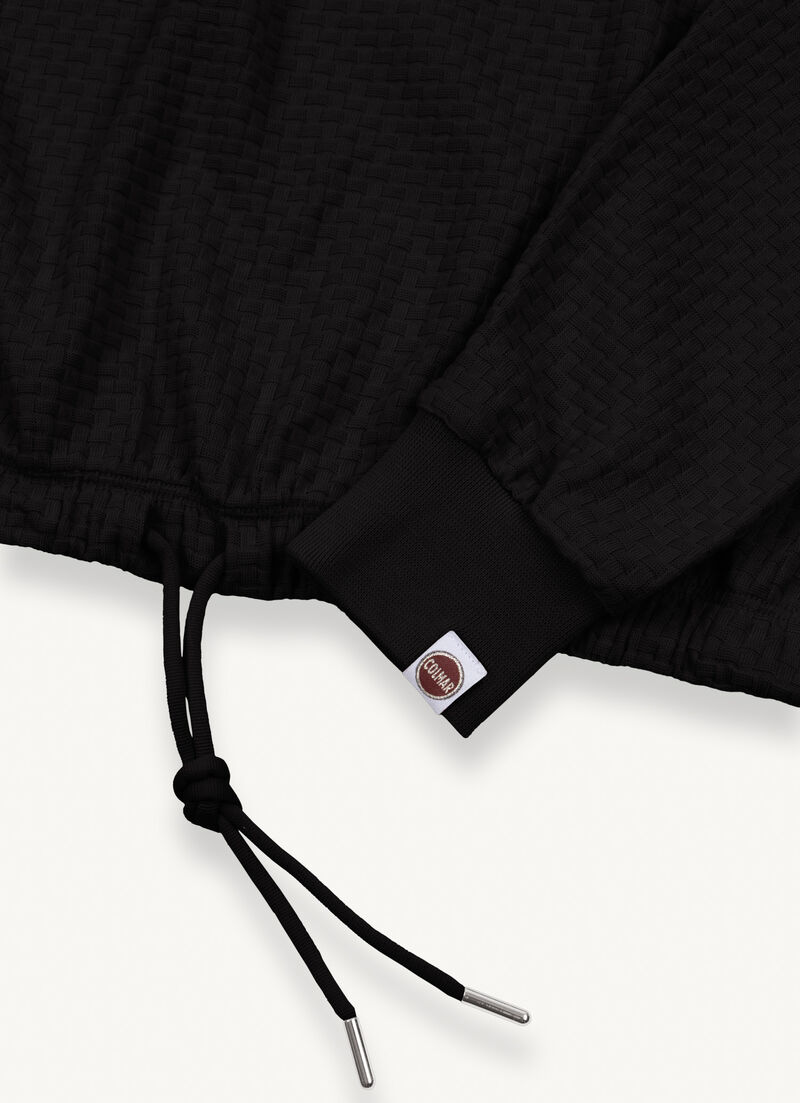 Boat-neck sweatshirt