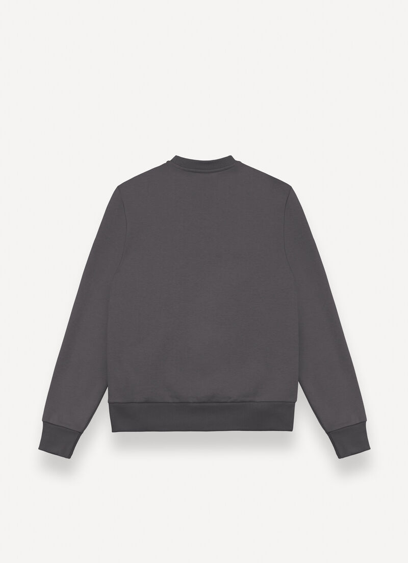 Cotton crew-neck sweatshirt