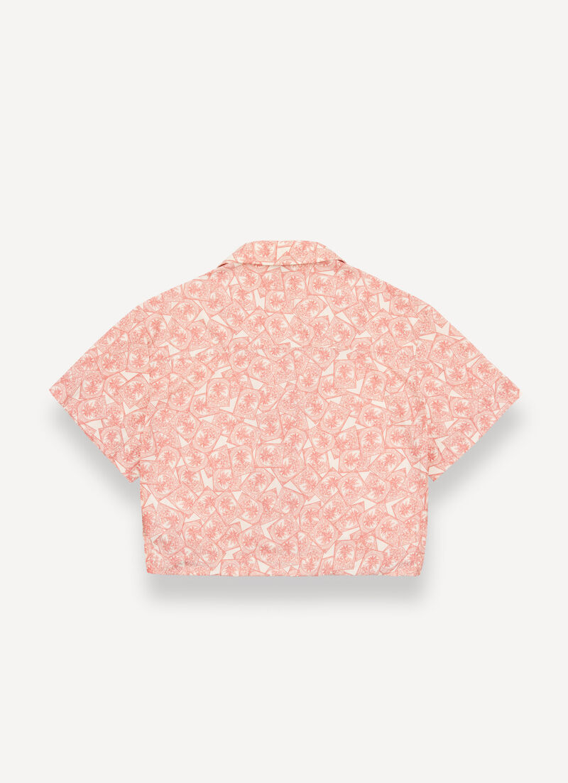 Shirt in water-repellent nylon