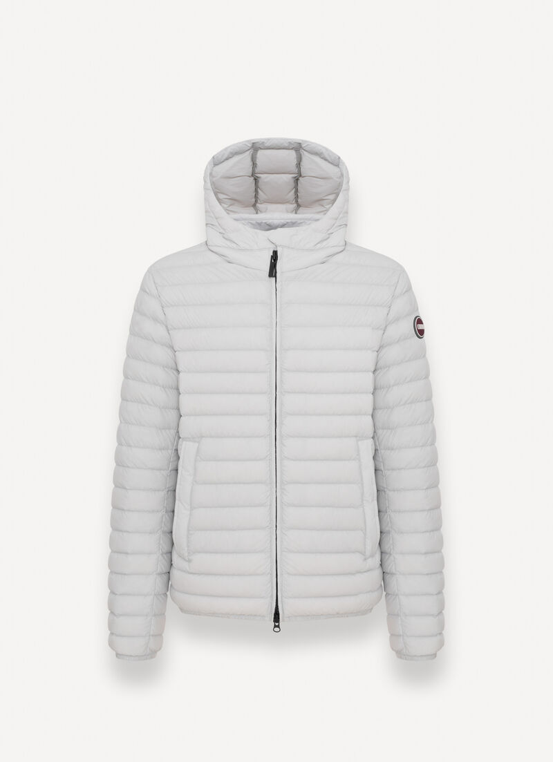 Light down jacket with hood