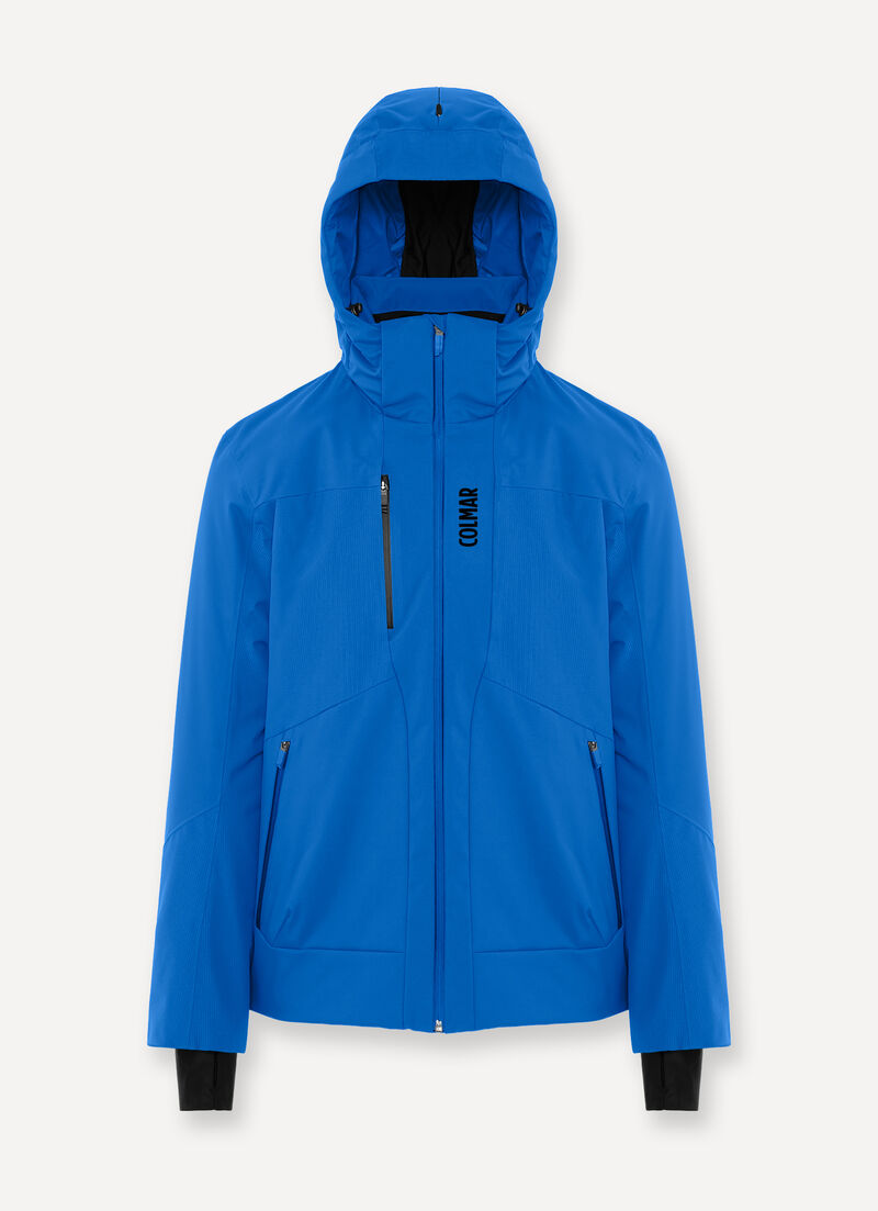 Ski jacket with ventilation zip