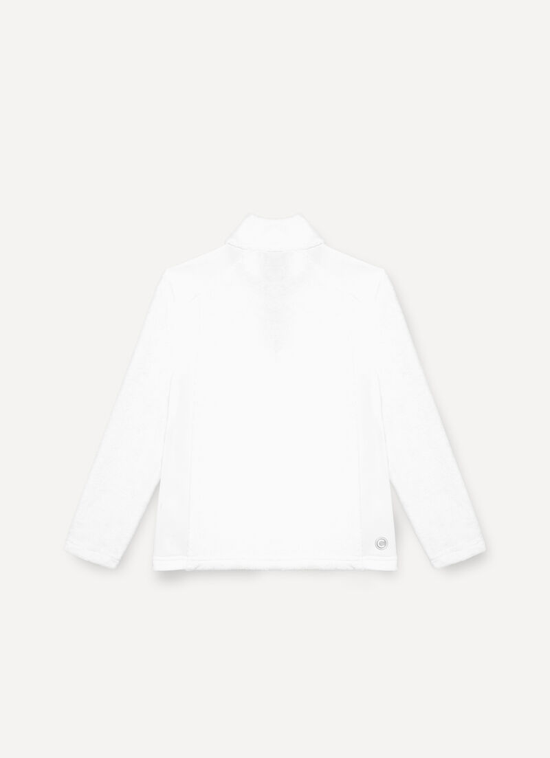 Girls’ teddy bear-effect ski sweatshirt