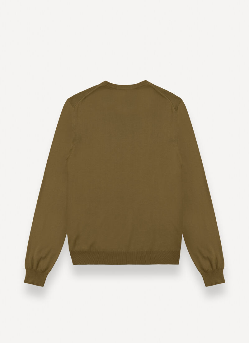 Faded crew-neck pullover