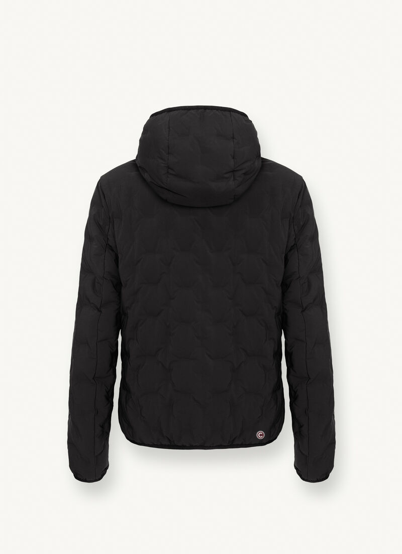 Quilted jacket with hood