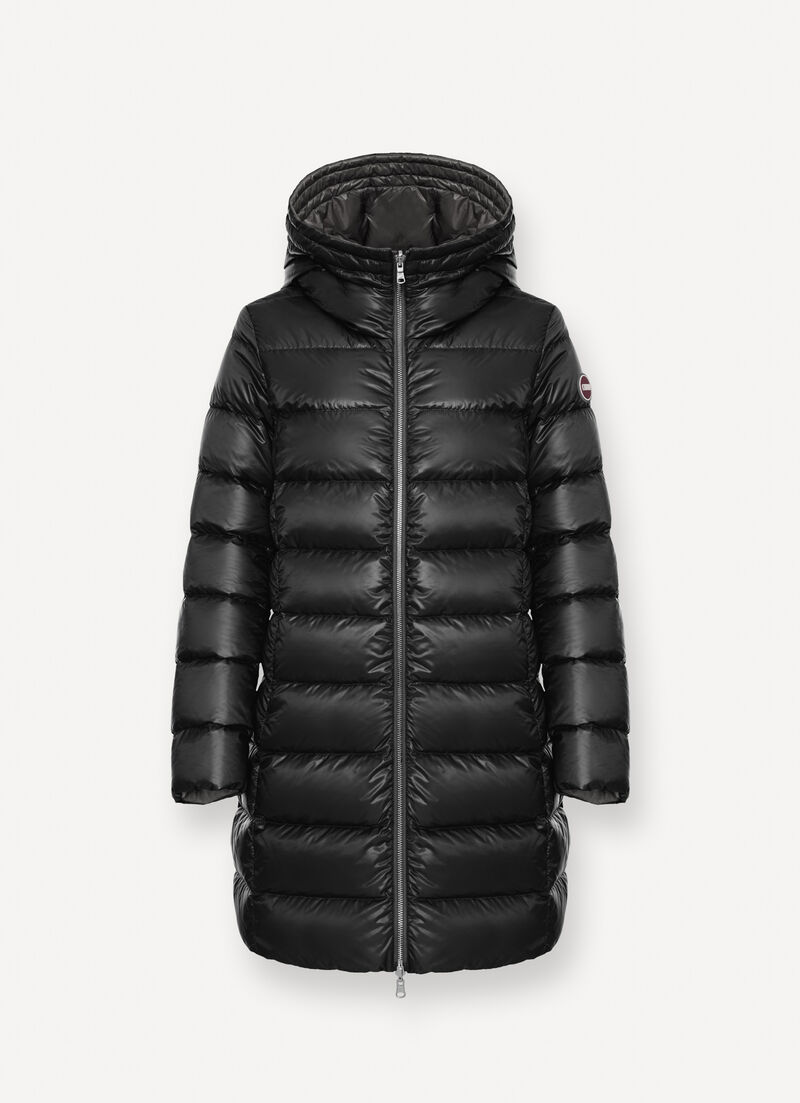 Reversible hooded quilted jacket