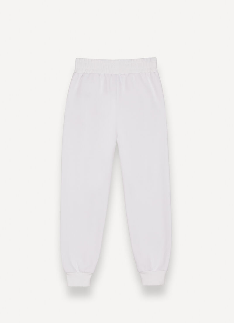 Tracksuit bottoms with embroidery