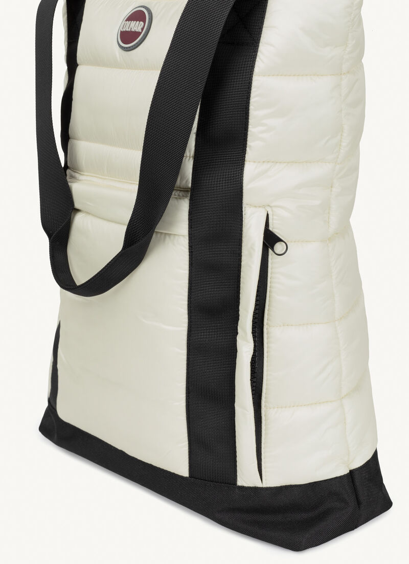 Padded and quilted unisex bag