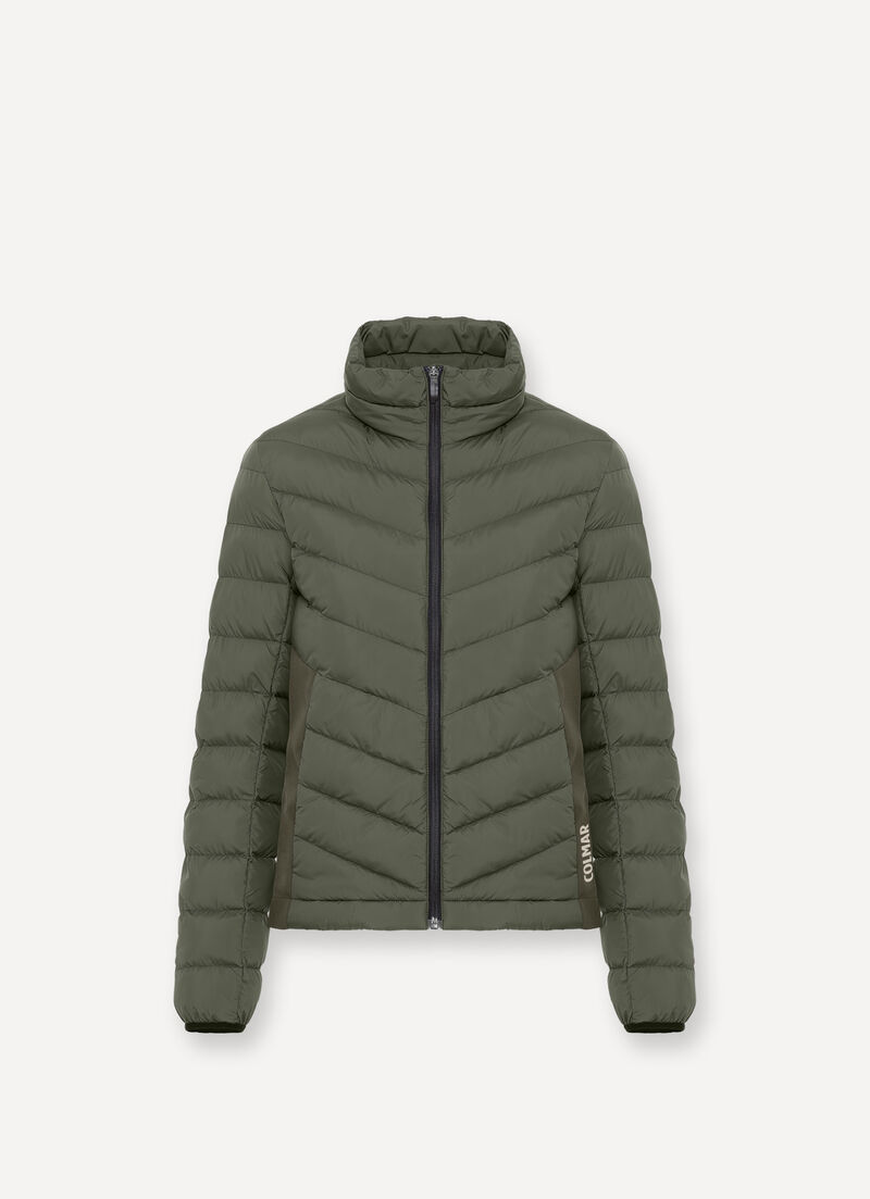 Padded water-repellent outdoor jacket