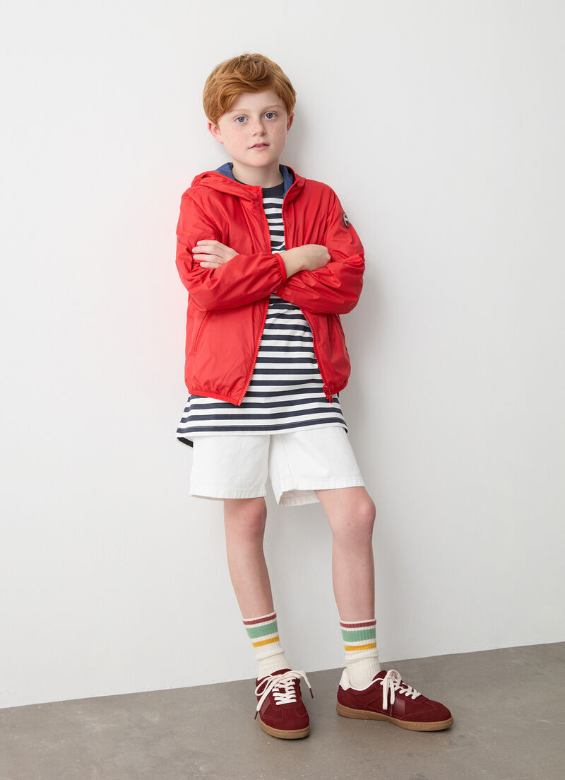 Reversible two-tone jacket