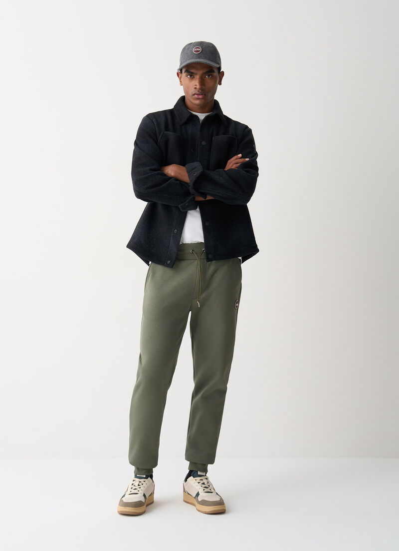 Cotton tracksuit bottoms