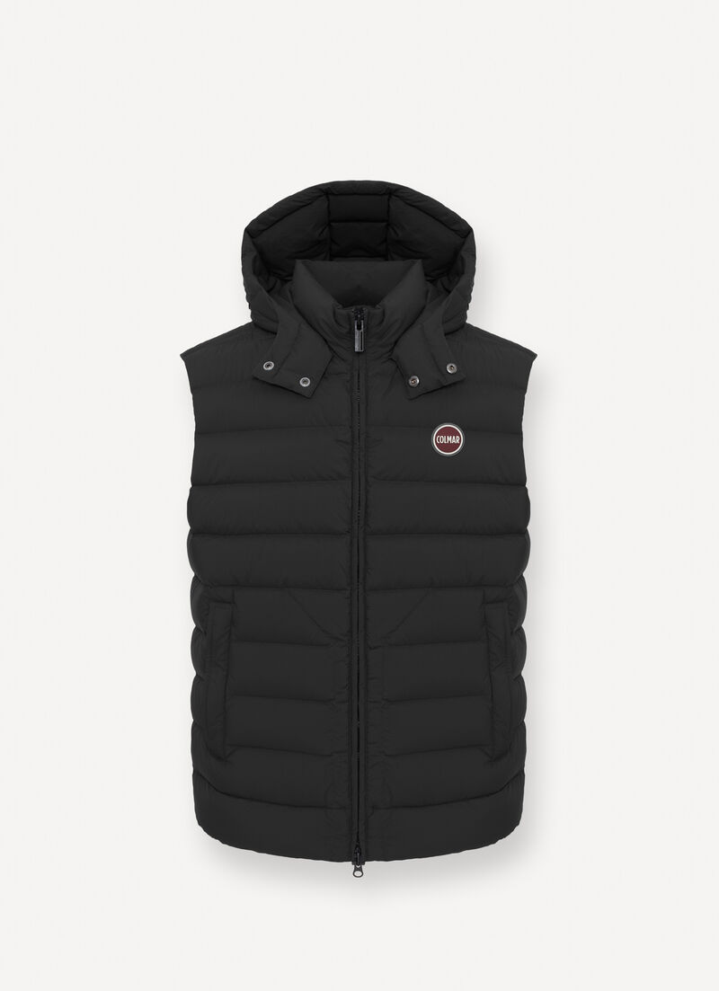 Vest with hood