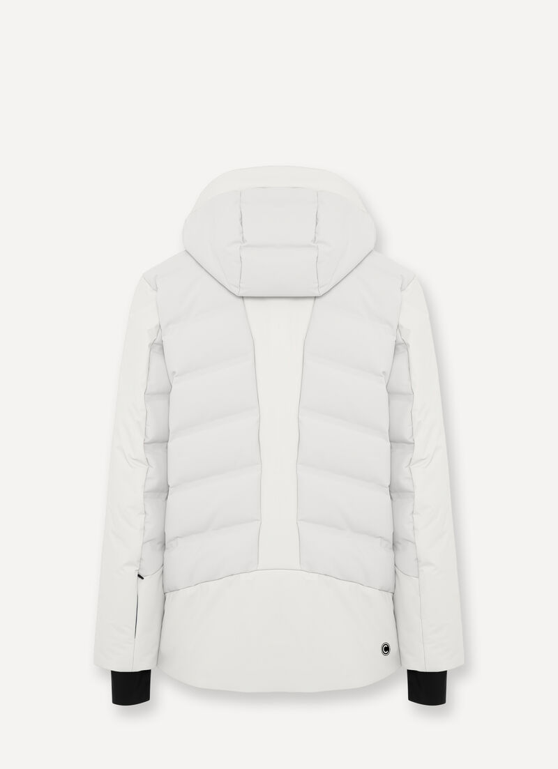 Extra-warm ski jacket with neck warmer