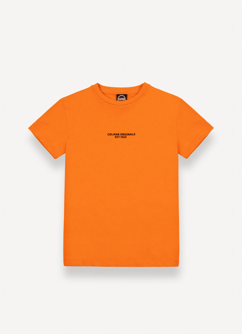 T-shirt with print on the back