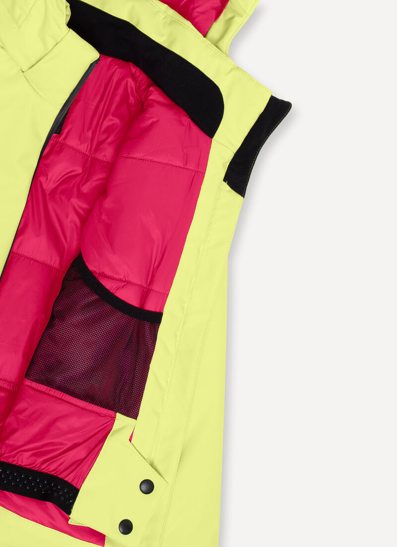Girls’ colourblock ski jacket