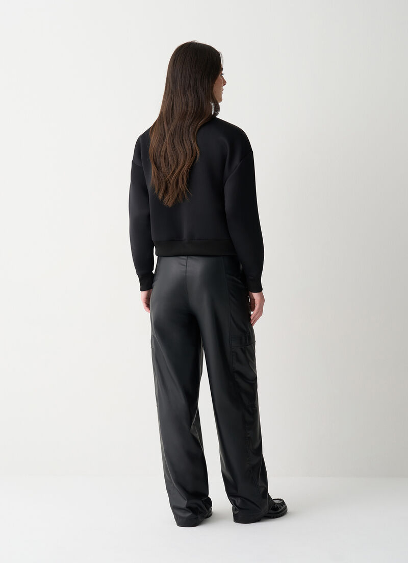 Relaxed-fit scuba sweatshirt