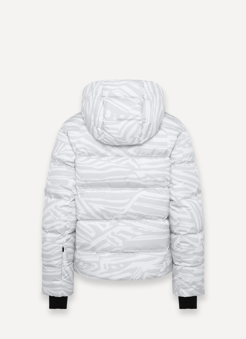Scratchy padded ski jacket