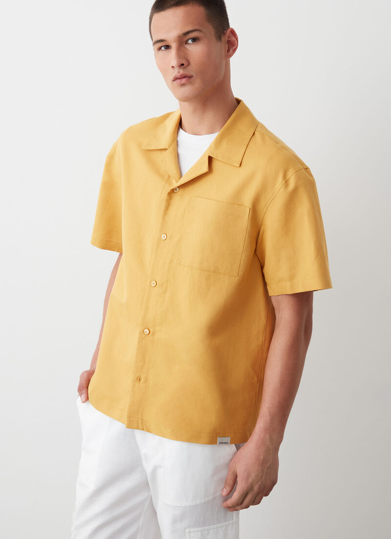 Linen blend shirt