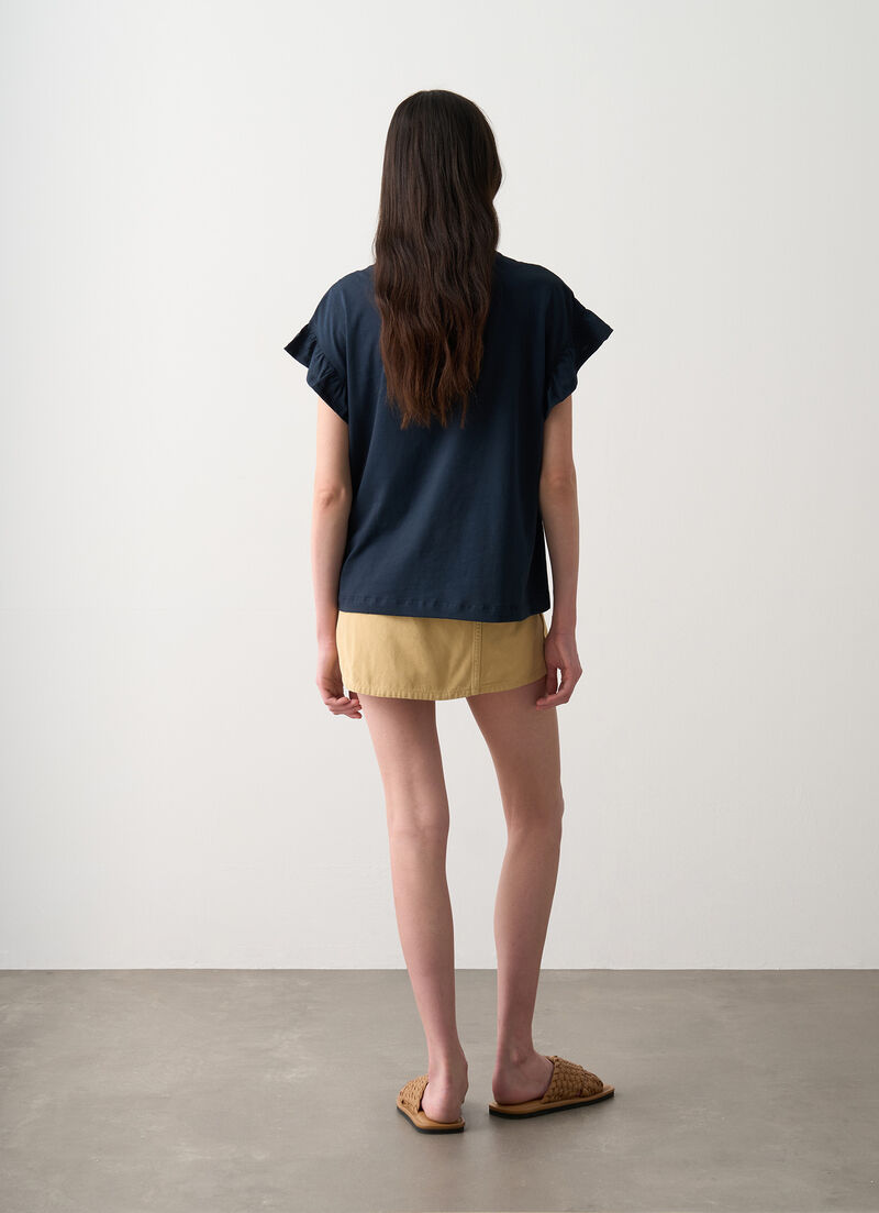 T-shirt with ruching