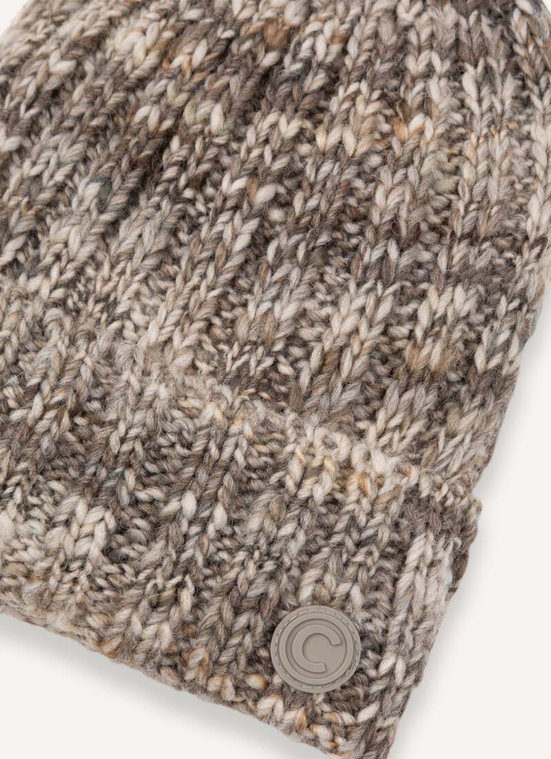 Unisex multi-coloured wool hat