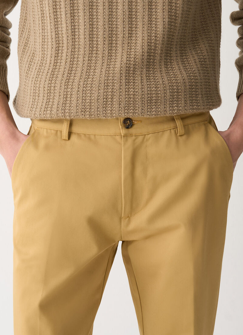 Cotton chino trousers