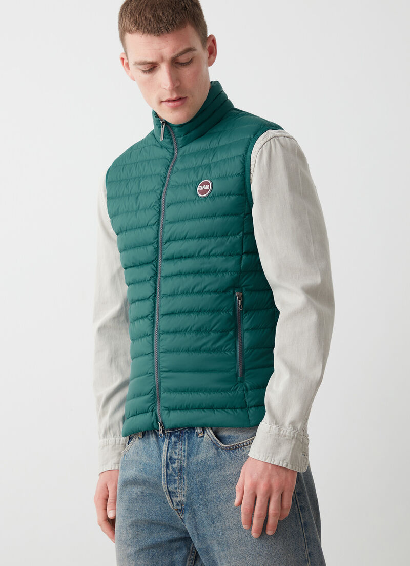 Quilted down gilet