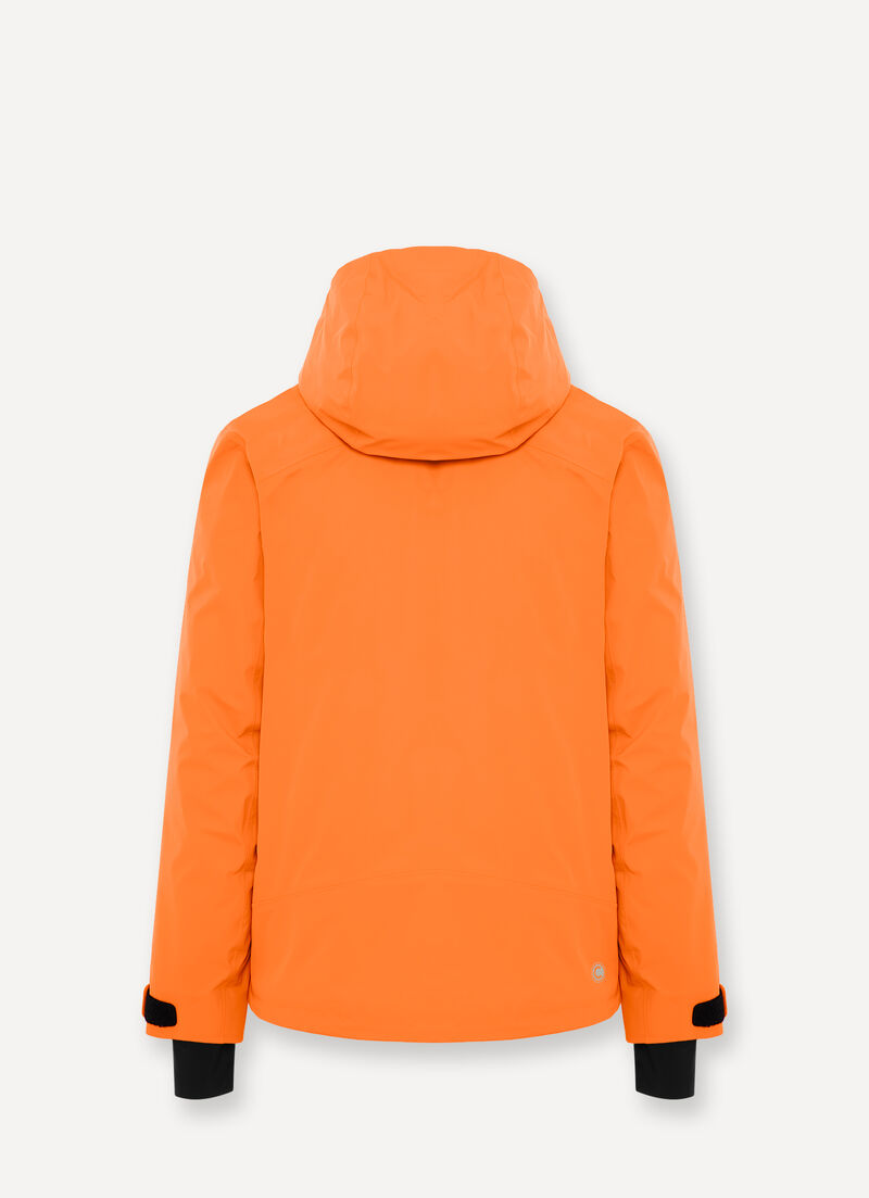 3-layer ski jacket with quilted lining