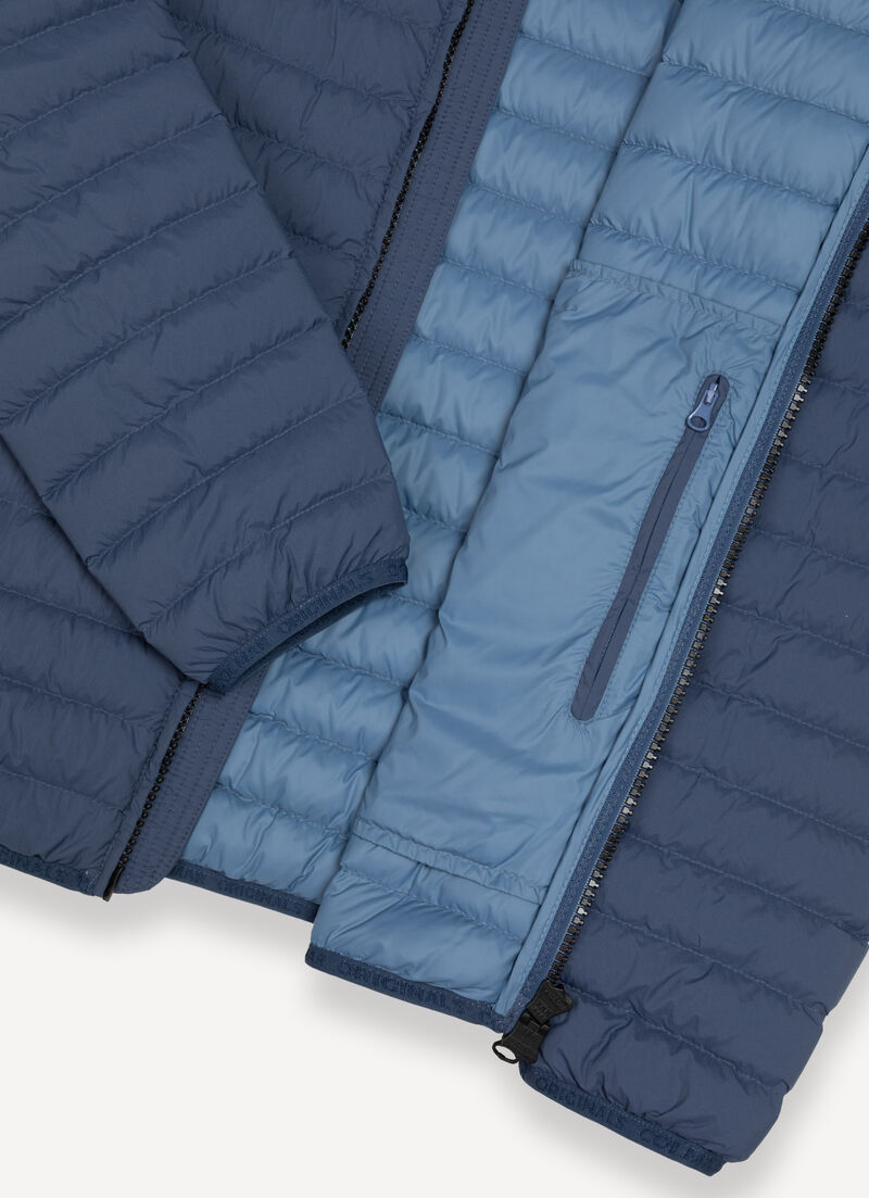 Light down jacket with hood