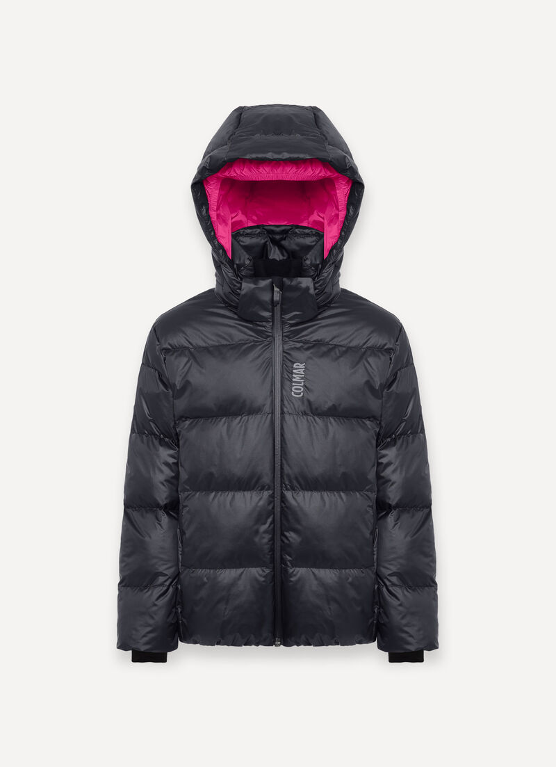 Puffy girl's ski jacket