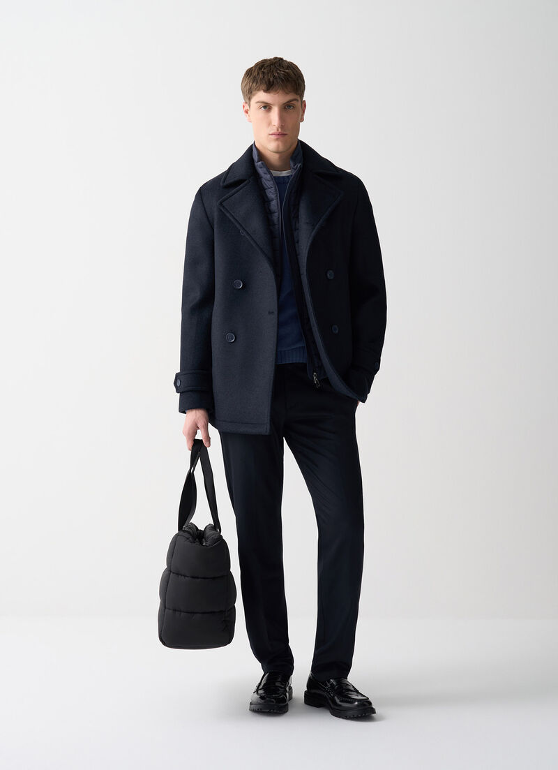 Double-breasted coat