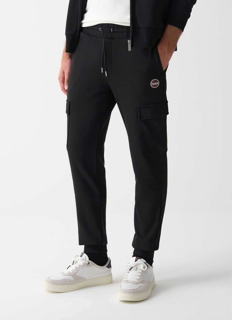 Cargo-style tracksuit bottoms