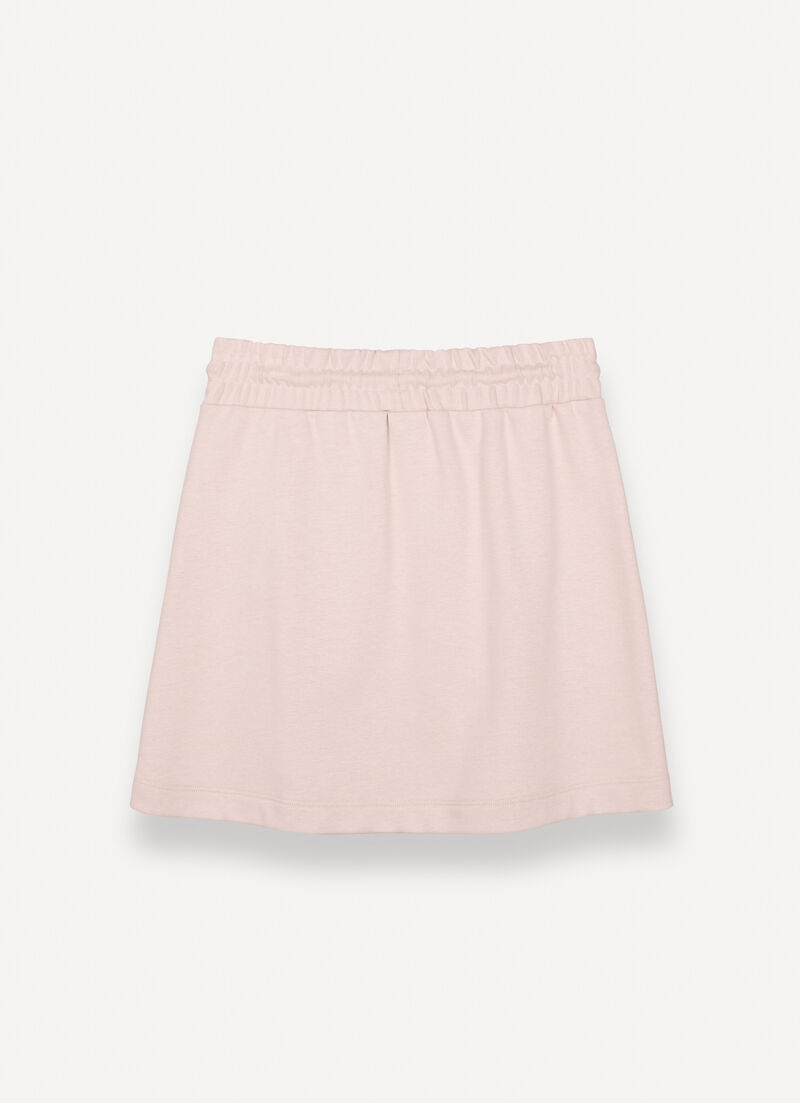 Sweatshirt-fabric skirt