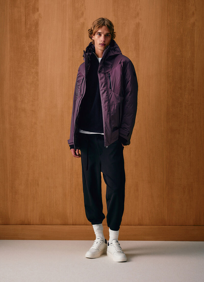 Waterproof down-padded parka