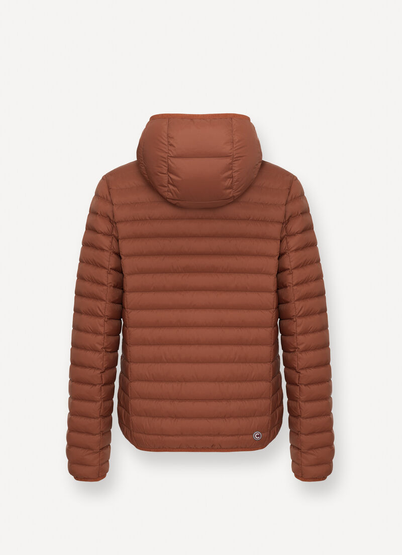 Light down jacket with hood