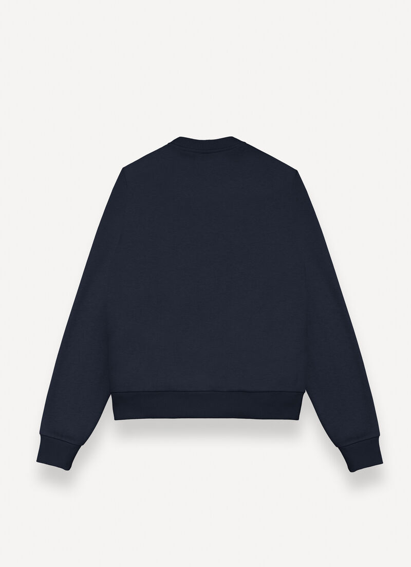 Crew-neck sweatshirt with logo