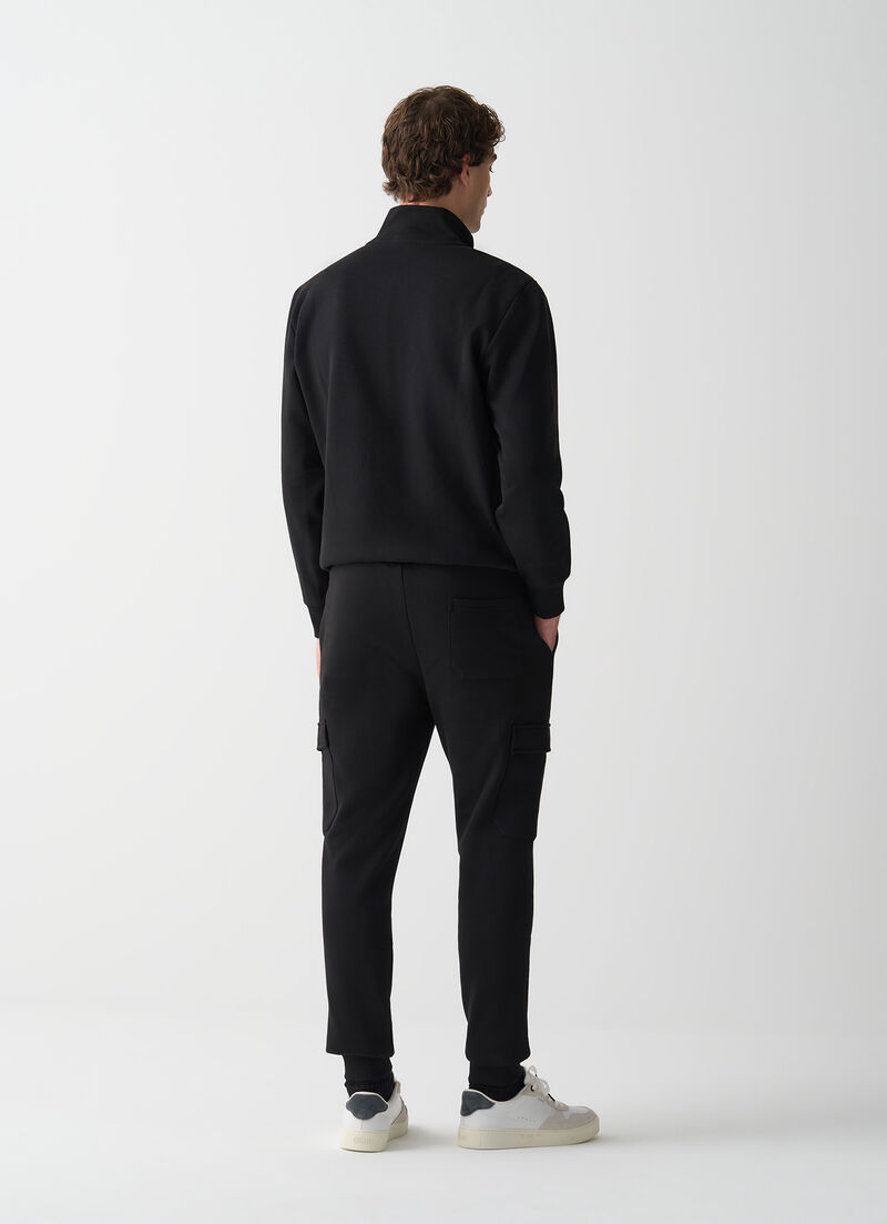 Cargo-style tracksuit bottoms