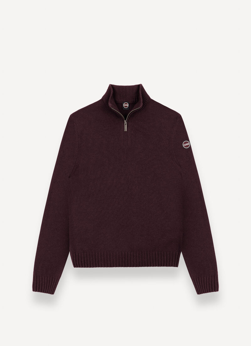 Branded half-zip pullover