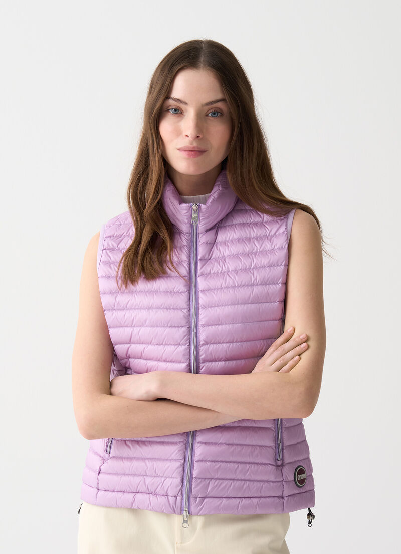 Quilted down gilet