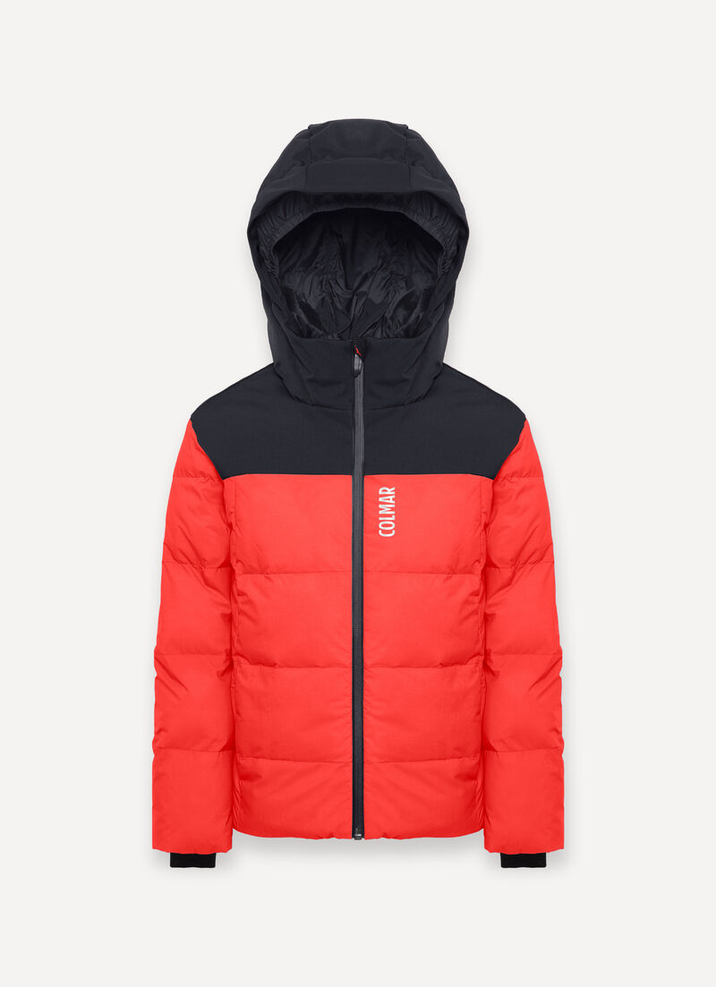 Puffy boy's ski jacket