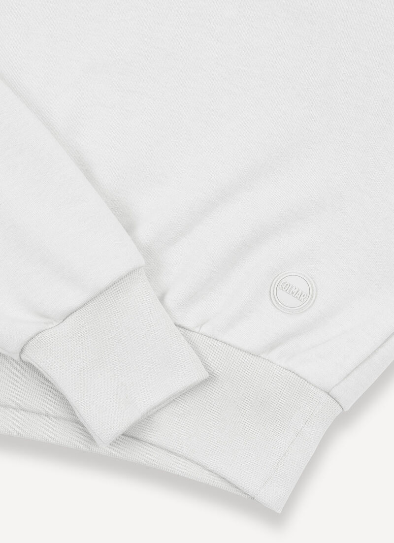 Cropped relaxed-fit sweatshirt