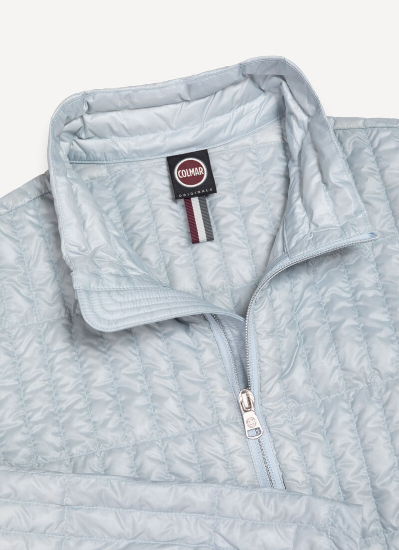 Shiny ultralight down jacket