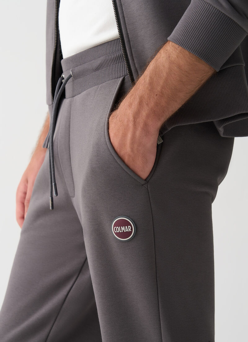 Cotton tracksuit bottoms