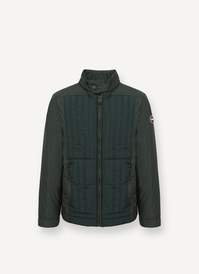 Biker jacket with wad padding