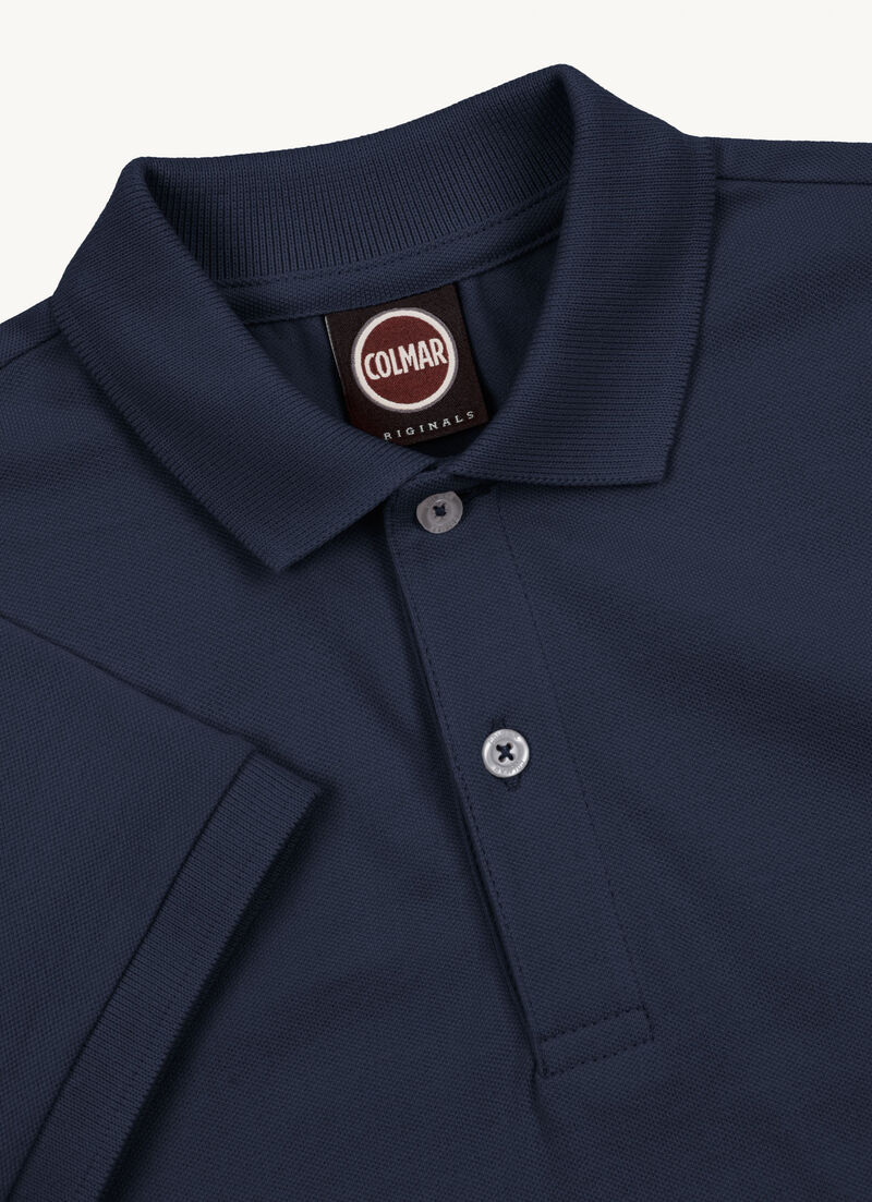 Cotton piqué polo shirt