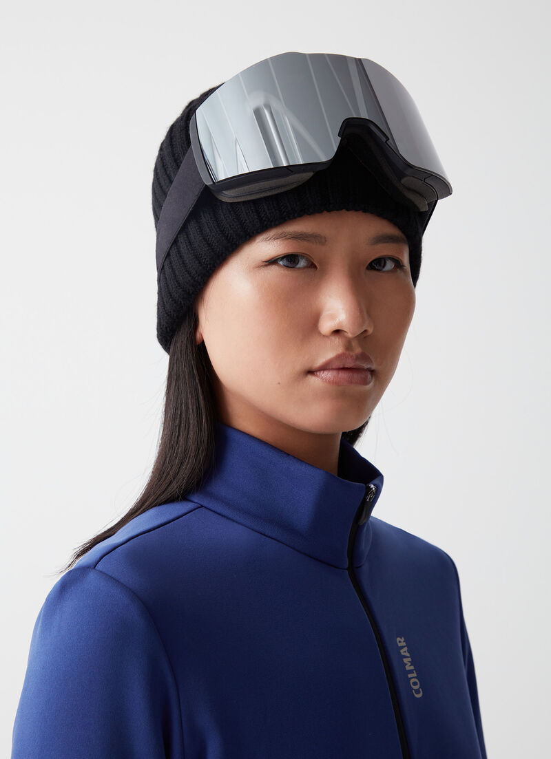 Full-zip stretch ski fleece