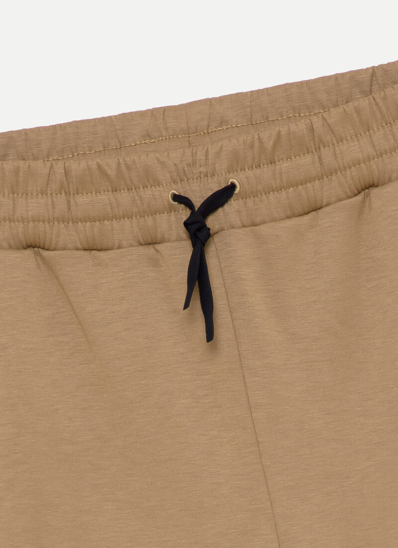 Stretch interlock cargo trousers