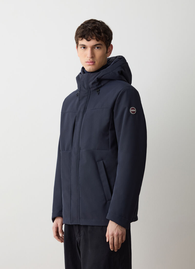 Multi-pocket padded waterproof jacket